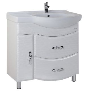 Напольная тумба под раковину Onika Вальс 108209 крыло слева 82см белый